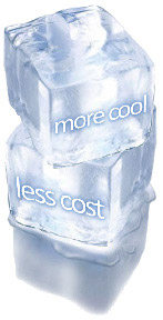 More cool less cost